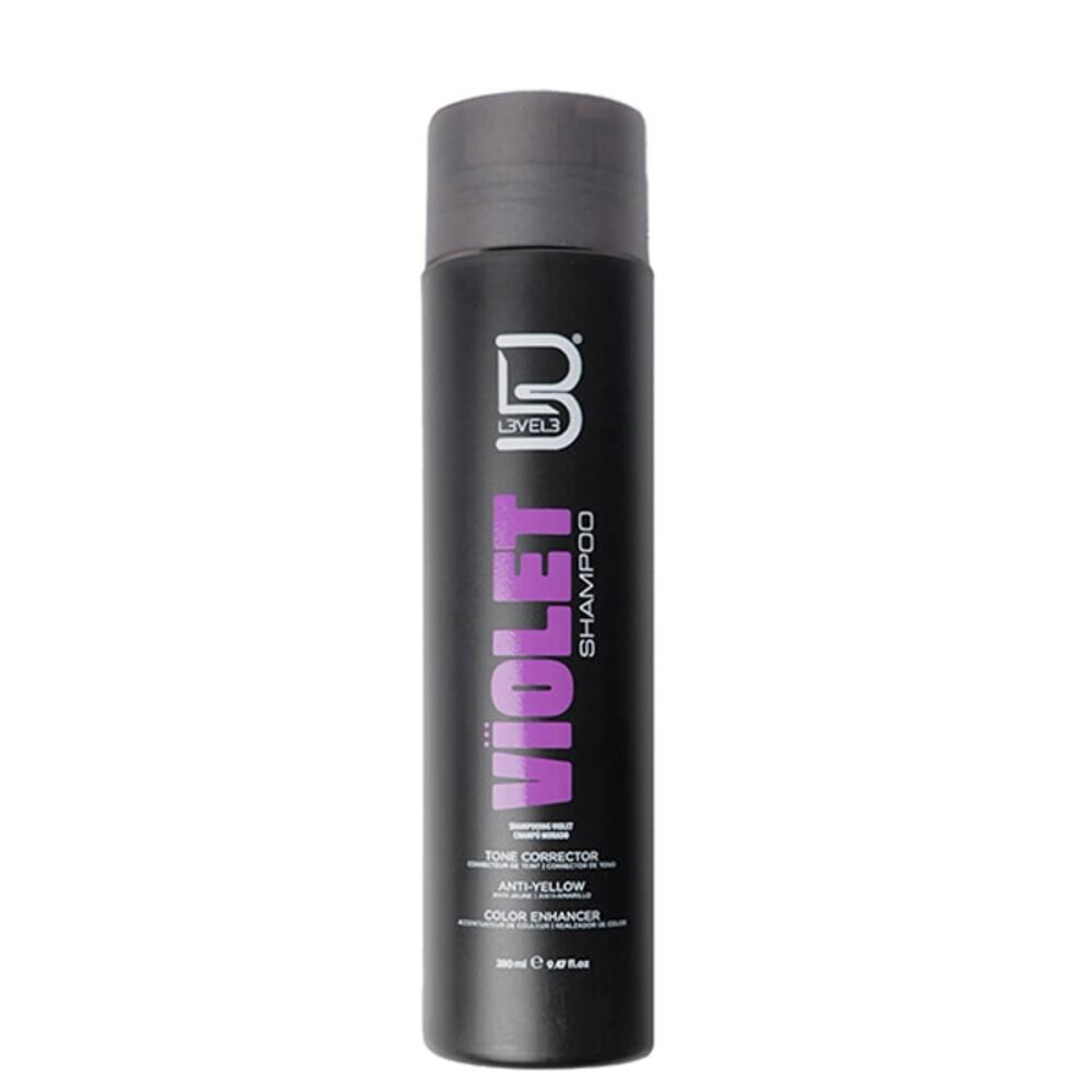 L3VEL3 Anti-Yellow Violet Shampoo, 9.47 oz